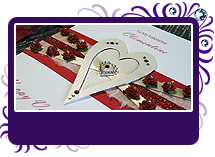 Dozen red roses - Luxury card